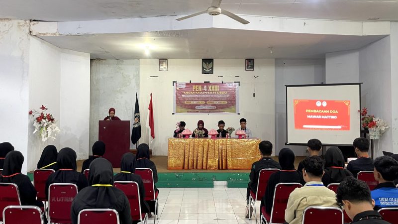 Potret Pembukaan Kegiatan Pendidikan dan Pelatihan (Pen-4) XXIII UKM Maphan UNM (Foto: Ist.)