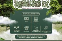 Pamflet Open Donasi Analisis IX, (Foto: Ist.)