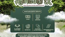 Pamflet Open Donasi Analisis IX, (Foto: Ist.)