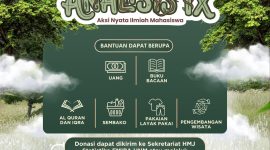 Pamflet Open Donasi Analisis IX, (Foto: Ist.)