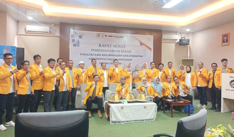 Foto Bersama Plt Rektor seusai Proses Pemilihan Dekan FIKK, (Foto: Desitha Cahya)