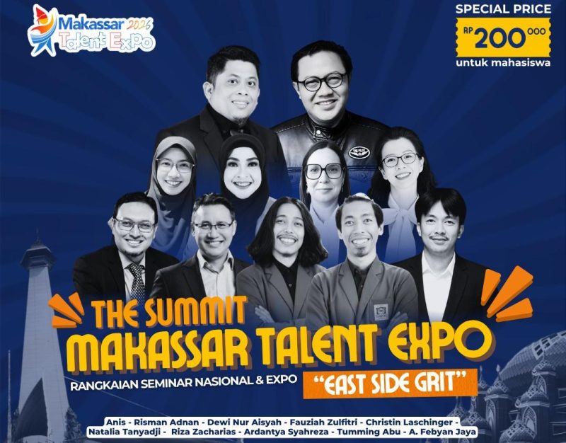 Pamflet Makassar Talent Expo 2026, (Foto: Ist.)