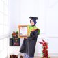 Potret Andi Fitri Novianti Wisudawan Terbaik FT UNM, ( Foto : Ist.)