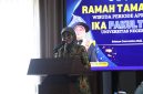 Potret Plt Rektor Saat Memberikan Sambutan pada Ramah Tamah FMIPA, (Foto: Andi Mappasoko RD)