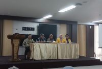 Potret Pimpinan Universitas Bersama Pimpinan Bem dan Maperwa, (Foto: Muhammad Syarief)