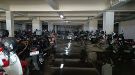 Potret Parkiran Basement FEB, (Foto: Nurul Adhani Ilham)