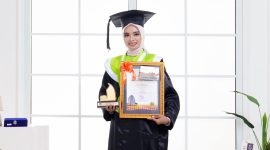 Nur Atirah, wisudawan terbaik FIKK UNM dengan IPK 3,99, (Foto: Ist.)