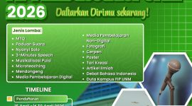 Pamflet FIP Ambassador UNM 2026, (Foto: Ist.)