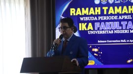 Potret Dekan fakultas FMIPA Dalam Sambutannya, (Foto: Dok profesi)