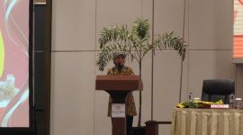 Potret Sambutan Plt Rektor UNM Saat Ramah Tamah Berlangsung, (Foto: Muhammad Yusran.)