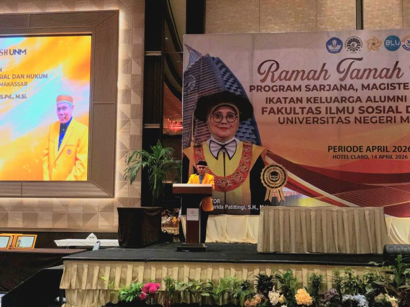 Potret Dekan saat menyampaikan Sambutan Ramah Tamah FIS-H, (Foto: Ist.)