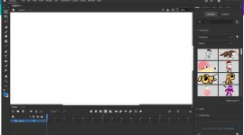 Tampilan layar aplikasi Adobe Animate, (Foto: Ist.)