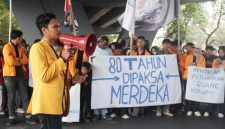 Potret Syamry saat Orasi, (Foto: Ist.)