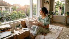 Foto Ilustrasi Seseorang Siap Beraktivitas di Pagi Hari, (Foto : AI)