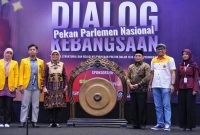 Potret pada Pembukaan Dialog Kebangsaan oleh Plt Rektor UNM, (Foto: Profesi)