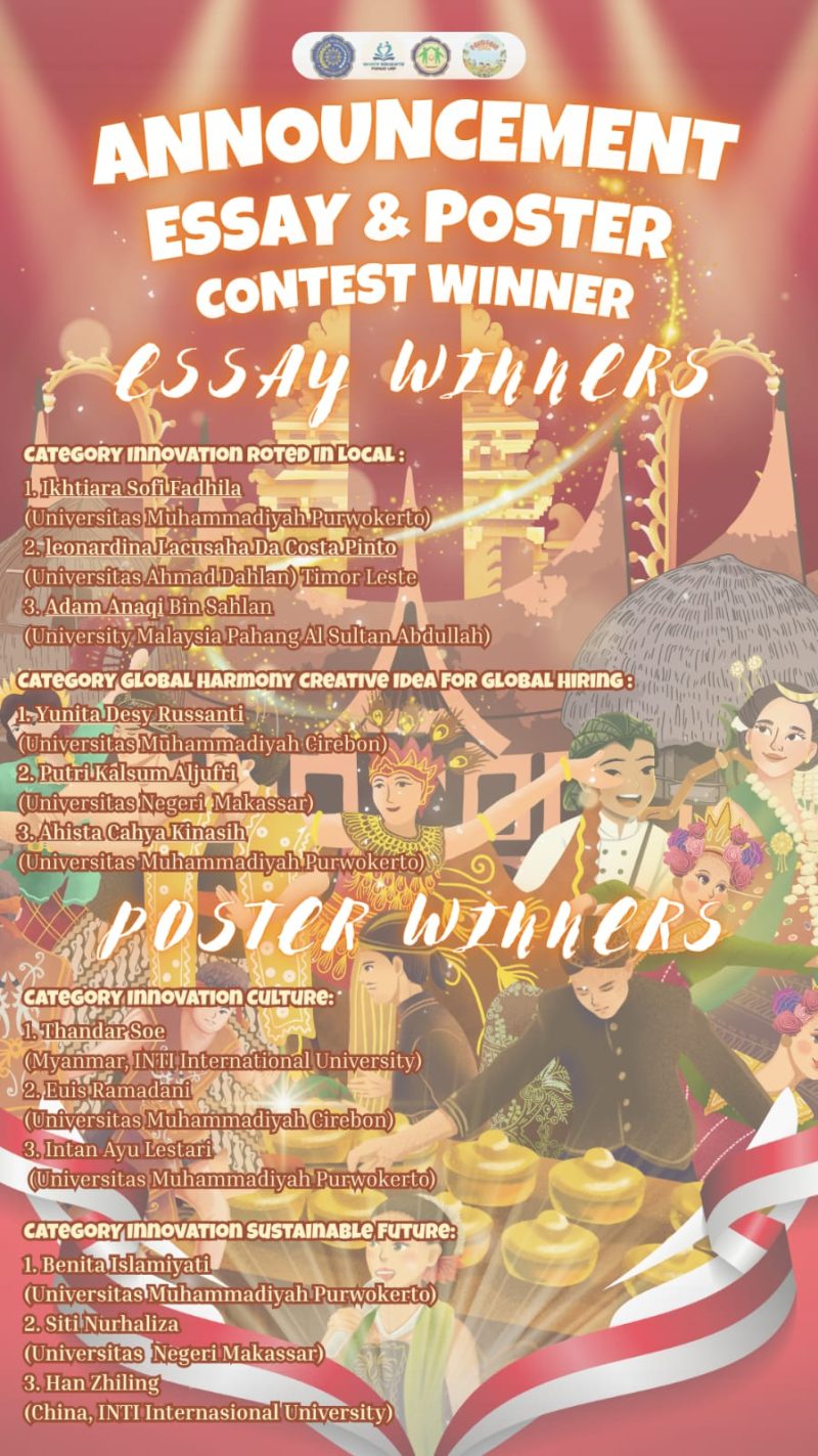 Foto Pengumuman Juara Perlombaan Internasional, (Foto : Ist.)