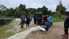Potret Tim UNM Survei Lahan Cetak Sawah, (Foto: Ist.)