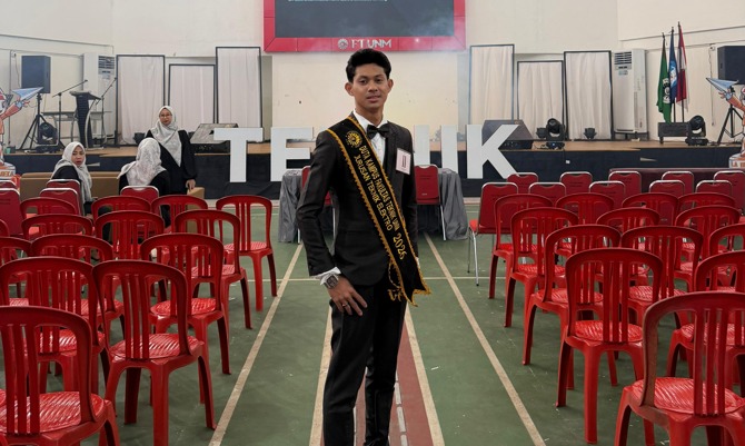 Potret Muhammad Zulfikar Peraih Juara Dua Duta Kampus Fakultas Teknik, (Foto: Ist.)