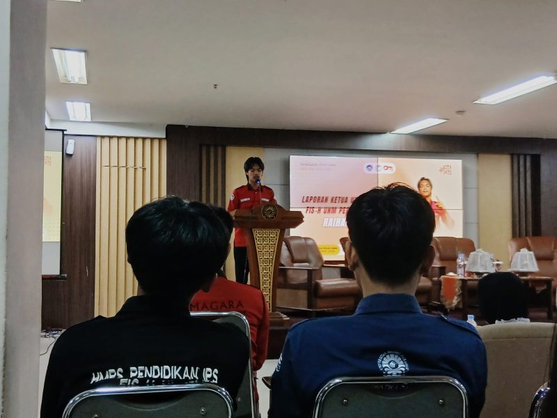Potret Raihan dalam Sambutannya, (Foto: Muhammad Syarief)