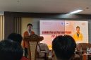 Potret Fahresi saat Beri Sambutan dalam Kegiatan Seminar Workshop Entrepreneur Himagara, (Foto: Muhammad Syarief)