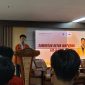 Potret Fahresi saat Beri Sambutan dalam Kegiatan Seminar Workshop Entrepreneur Himagara, (Foto: Muhammad Syarief)