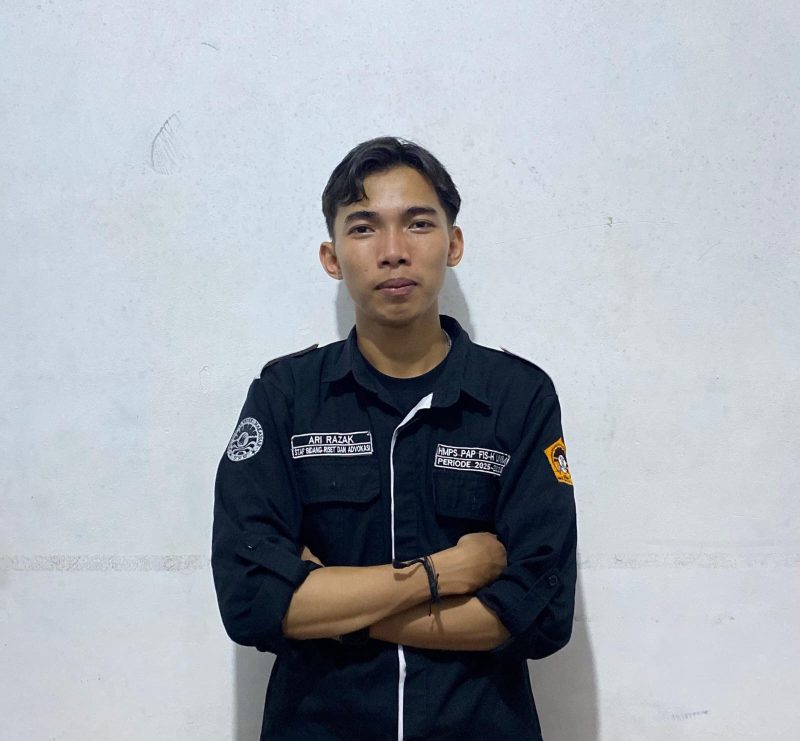 Potret Ari Razak Formatur Umum HMPS PAP FIS-H UNM yang Terpilih, (Foto: Ist)