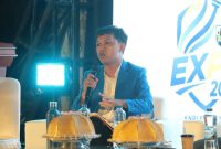 Potret Sofyan Basri saat Memaparkan Materi dalam Kegiatan Talkshow Pendidikan, (Foto: Kirei Augusta Aulatallah Uzhma)