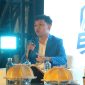 Potret Sofyan Basri saat Memaparkan Materi dalam Kegiatan Talkshow Pendidikan, (Foto: Kirei Augusta Aulatallah Uzhma)