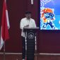 Potret WR III, Arifin Manggau saat Memberikan Sambutan pada Pembukaan Edufair 2026, (Foto: Nur Syakika.)