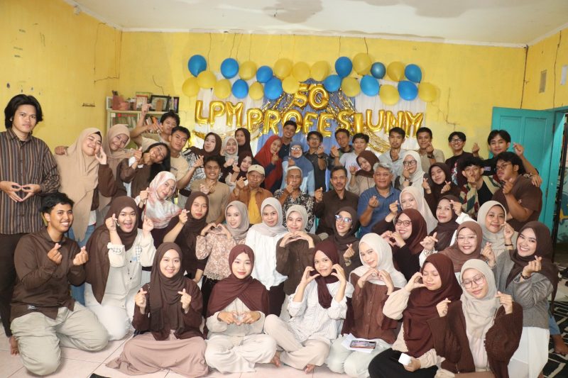 Potret Perayaan Hari Ulang Tahun LPM Profesi ke-50, (Foto: Muhammad Yusran)
