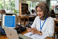 Ilustrasi Praktik Etika Berkomunikasi Mahasiswa terhadap Dosen, (Foto: AI)