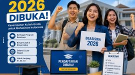 Ilustrasi Beasiswa yang Buka  Tahun 2026, (Foto: Ai.)