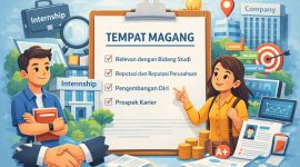 Ilustrasi Memilih Tempat Magang, (Foto: Ai.)