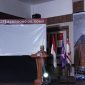 Potret Sambutan Pimpinan Komite II DPD RI Sulawesi Selatan dalam Acara Malam Puncak Gugusdepan ke-48 Pramuka UNM, (Foto: Ist.)