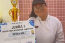 Potret Jennifer Imanuela Rompas Juara Ajang Bento Cake Competition, (Foto: Ist.)