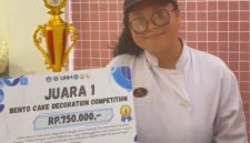 Potret Jennifer Imanuela Rompas Juara Ajang Bento Cake Competition, (Foto: Ist.)