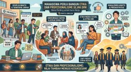 Ilustrasi Cara Membangun Etika dan Profesionalisme Sejak Dini (Foto: AI.)