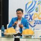 Potret Sofyan Basri dalam Kegiatan KNPI Expo, (Foto: Kirei Augusta Aunatullah Uzhma)