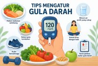 Ilustrasi mengatur gula darah, (Foto: Ai.)