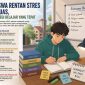 Ilustrasi Mahasiswa yang Tengah Menyusun Strategi Belajar Jelang UAS, (Foto: AI.)