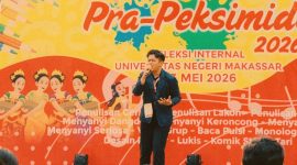 Potret Fransiskus Brayen saat lomba, (Foto: Ist.)