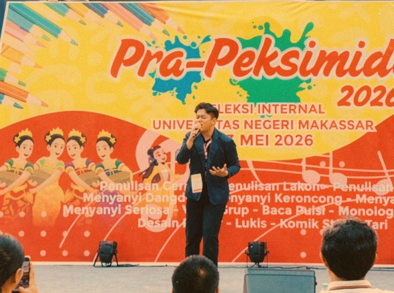 Potret Fransiskus Brayen saat lomba, (Foto: Ist.)