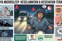 Ilustrasi Mengenai Bahaya, Penyebab, Tanda, dan pencegahan Microsleep, (Foto: AI.)