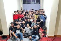 Potret Kader HIPMA Gowa Komisariat UNM Usai Nobar Film Pesta Babi, (Foto: Ist.)