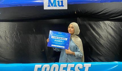 Mahasiswi Akuntansi Sarjana Terapan Raih Juara 1 Infografis Ecofest 2026