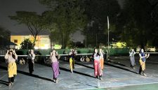Potret Para Pementas Laksanakan Latihan di Lapangan Tenis FIP UNM, (Foto: Ist.)
