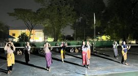 Potret Para Pementas Laksanakan Latihan di Lapangan Tenis FIP UNM, (Foto: Ist.)