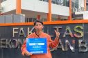 Potret Akbar Juara 1 Lomba 3 Minutes Paper Presentation Ecofest 2026, (Foto: Ist.)