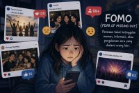 Ilustrasi Seseorang yang Fomo, (Foto: Ai.)