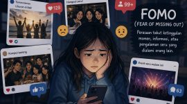 Ilustrasi Seseorang yang Fomo, (Foto: Ai.)